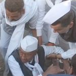 Video: Digvijaya Singh Falls During Bharat Jodo Yatra, Unhurt; BJP, Congress Spar Over Road Conditions